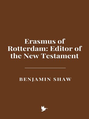 cover image of Erasmus of Rotterdam